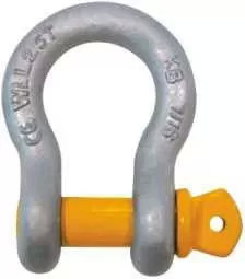 Lifting And Rigging Purposes Screw Pin Bow Shackles Excellent Corrosion Resistance